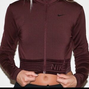Nike Pro Cropped Zip Jacket Crop Top medium